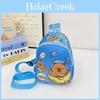 Animal Pattern Toddler Shoulder Bag With Durable Nylon Material For Preschool