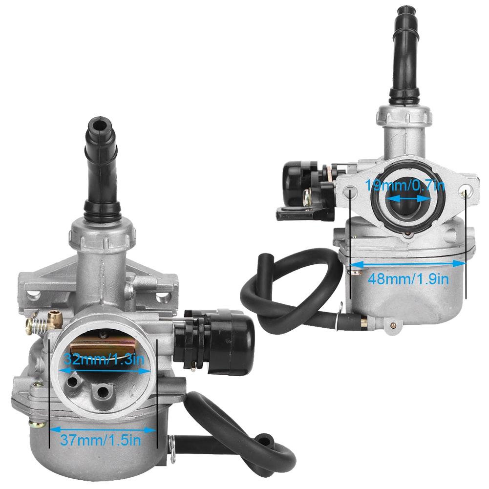 Motorcykel Förgasare Ersättning Passar ATV Dirt Bike 50cc 70cc 90cc 110cc 125cc PZ19 19mm