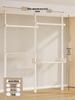 Floor-Standing Clothes Rack: Bedroom Hanger, Retractable Drying Rod, Coat & Hat Rack.