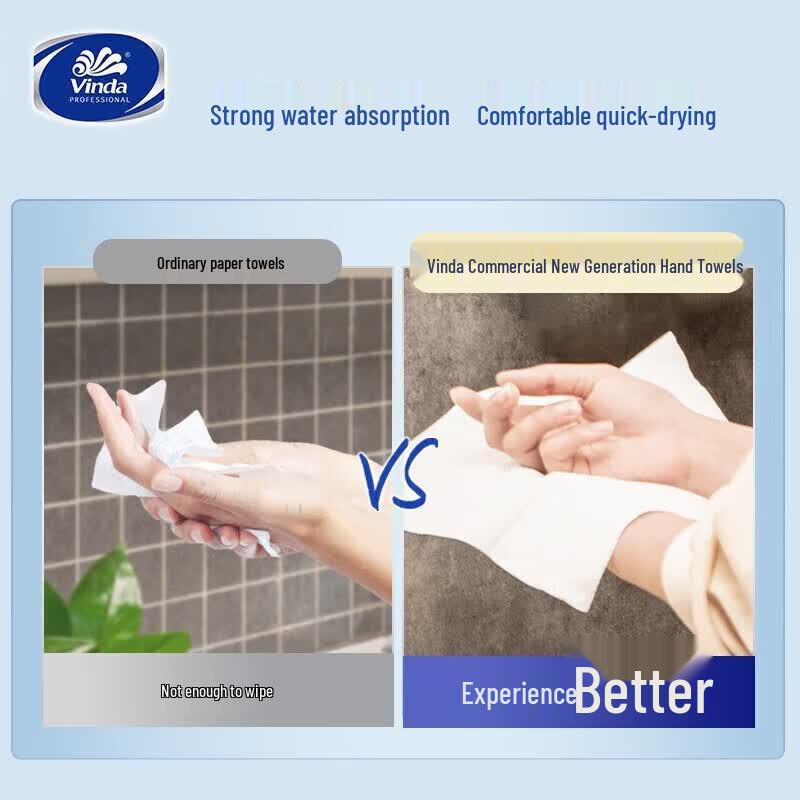 Vinda Thickened Soft Pack Hand Towel Paper