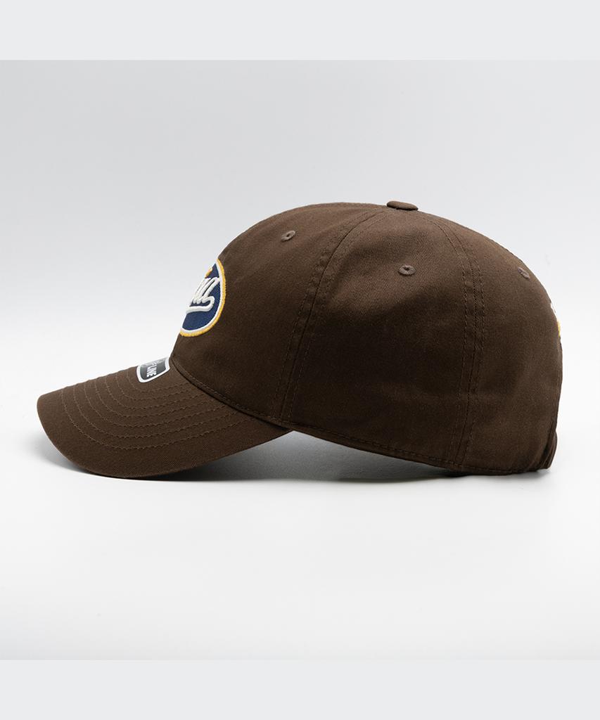 Wieoldeuwoldeu Circle Logo Wappen Ball Cap Brown