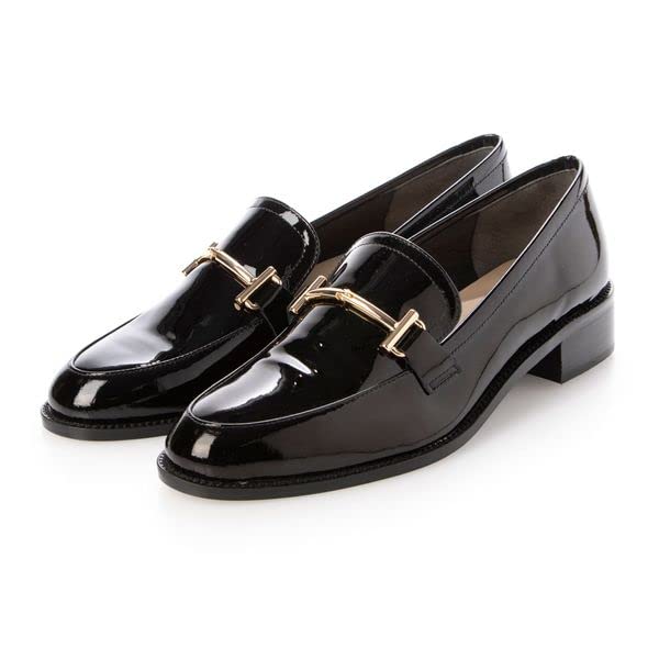 Carino Mode et Giacomo Cushioned Bit Loafers, Black, Size 22.5