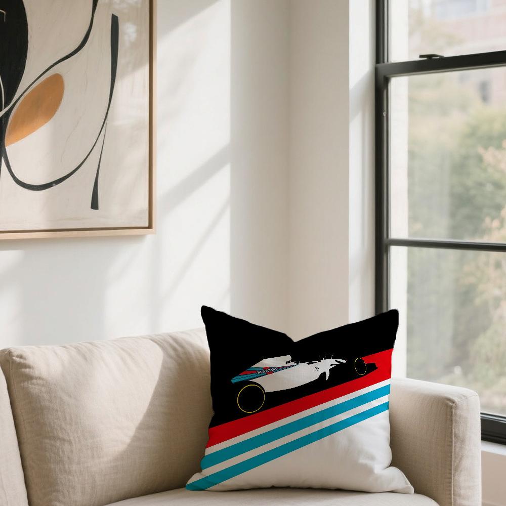 M-Martini Design R-Racingr cushion cover For Sofa Car Office Cafe Soft And Comfortable Double-Sided Printing Pillow Cover