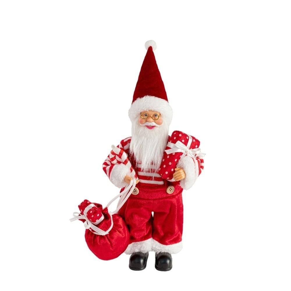 Home Decoration Xmas Tree Ornament 12 Inches Santa Claus Doll New Santa Claus Decorations  Gift
