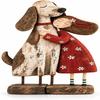 The Little Prince Fox Wooden Flat Decorative Item Fairytale Home Decor Christmas Craft Desktop Ornament
