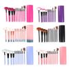 Hot Selling 12cs Professional Makeup Brush Set Woman Vegan Hair Blue Pink Makeup Brush Set