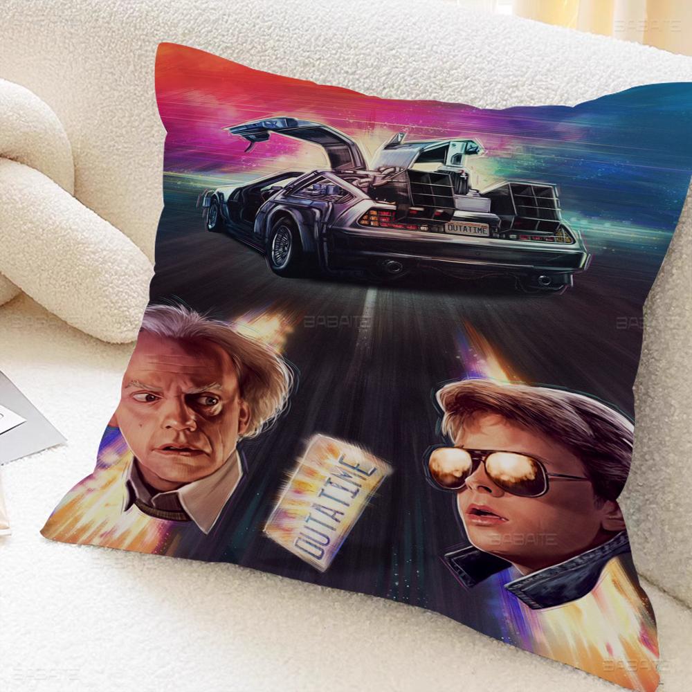 B-back To The F-future Pillowcases Home Bedding Decorative Pillow Cover Wedding Super Soft Pillow Case