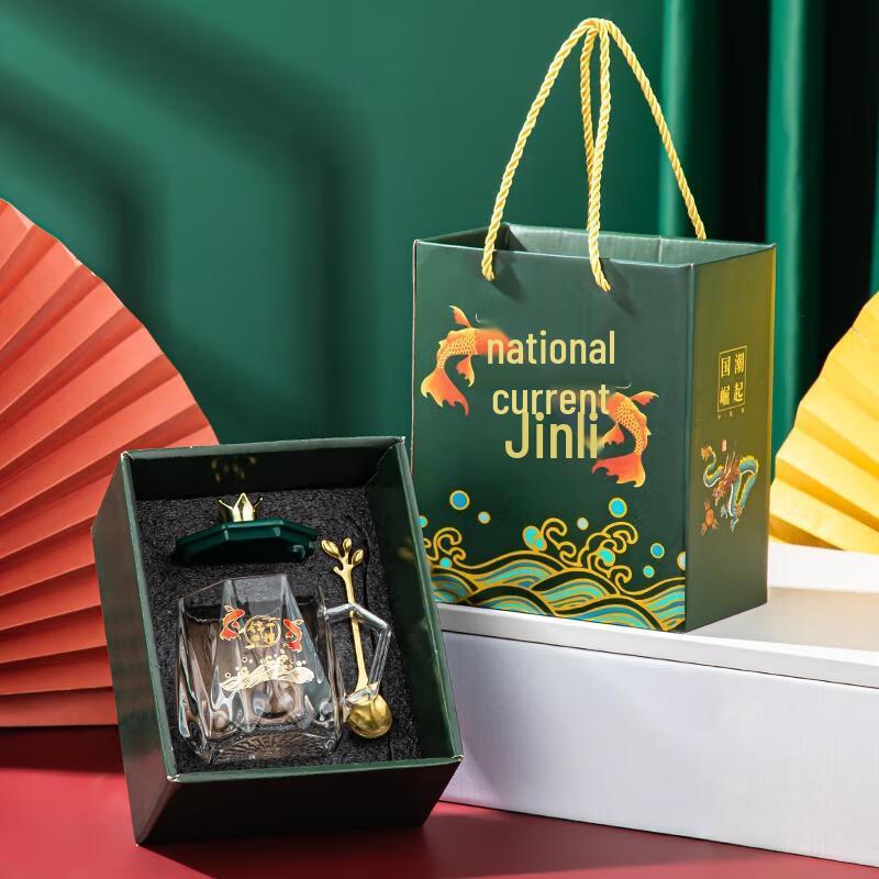 HANDUNYOU National Tide Koi Glass Gift Set