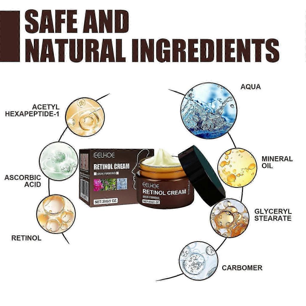 EELHOE Retinol Cream Anti-aging Firming and Brightening Skin Moisturizing Facial Skin Care Cream