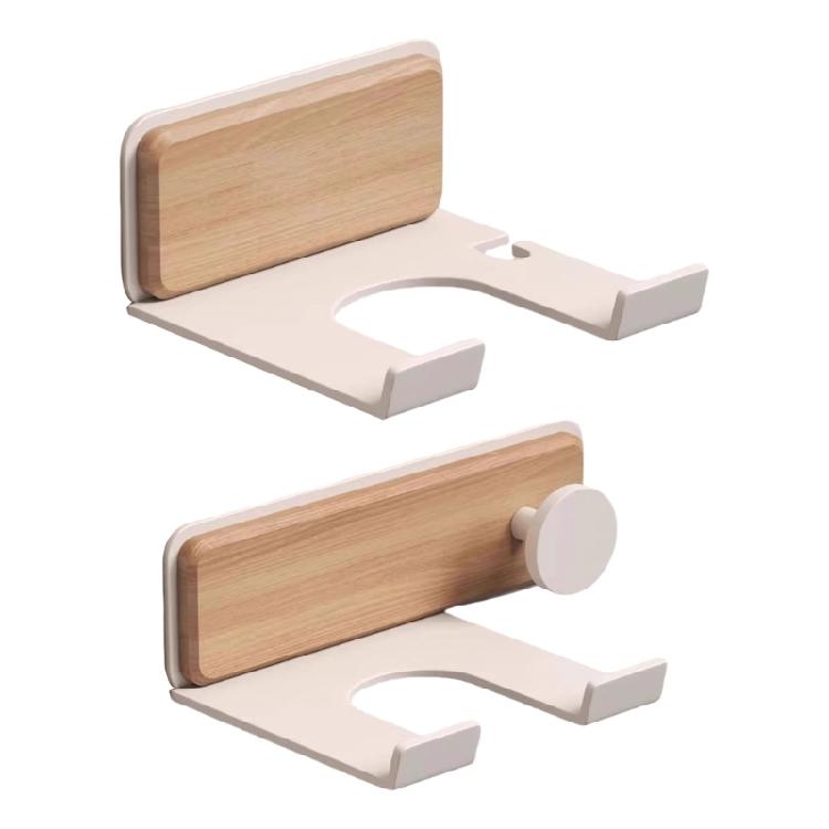 Bathroom Hair Dryer Stand Hair Tool Organizers Wall Mounted Hairdryer Holder Hair Care and Styling Tool Organizers