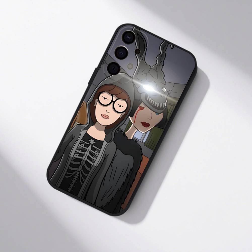 Daria Cool Girl Fashion Phone Case For Samsung S25,S24,S21,S22,S23,S30,Ultra,S20,Plus,Fe,Lite,5G Black Cover