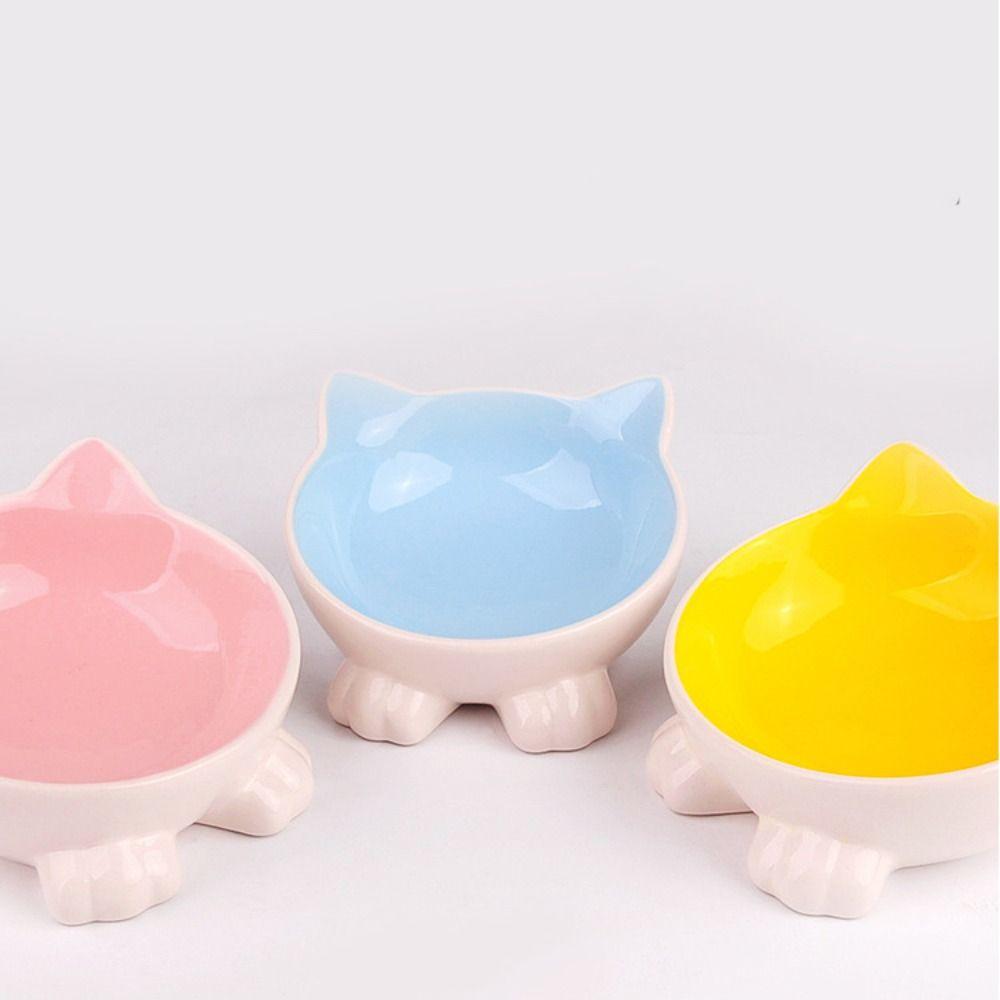 Non-slip Dog Food Feeding Basin Cute Pet Drinking Feeder Cat Ceramic Bowl  Water Container