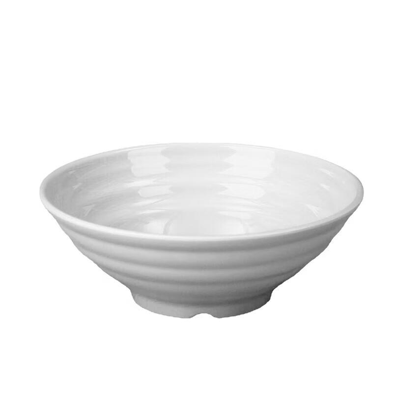 Oumeida White Melamine Noodle Bowl