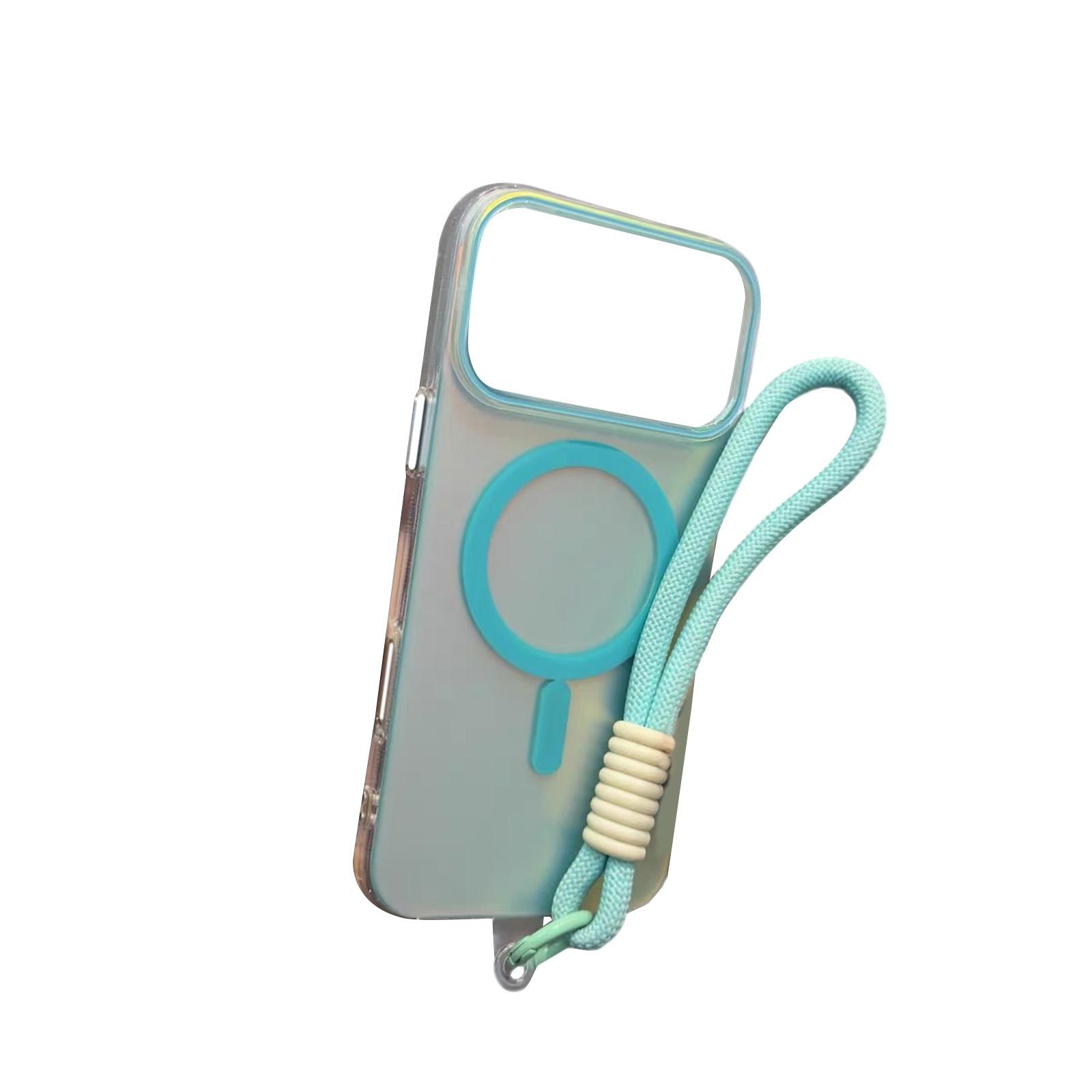 

The Magnetic Phone Case With A Bracelet Features And Elegant Design That Is Compatible With The 17pro Max One Size