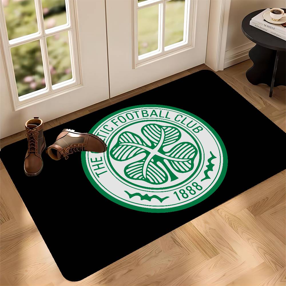 C-Celtic Fc Entrance Door Mat Nordic Style Bedroom Living Room Doormat Home Balcony Anti-Slip Modern Home Decor