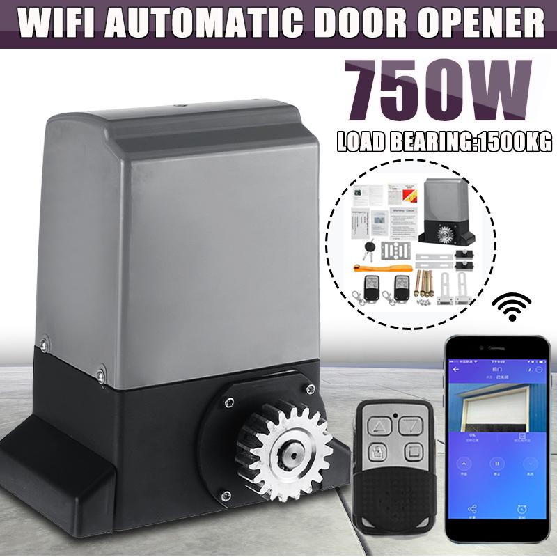1500KG WiFi APP Control Smart Automatic Operator Motor With Remote Control Release Key 750W Electric Sliding Gate Opener