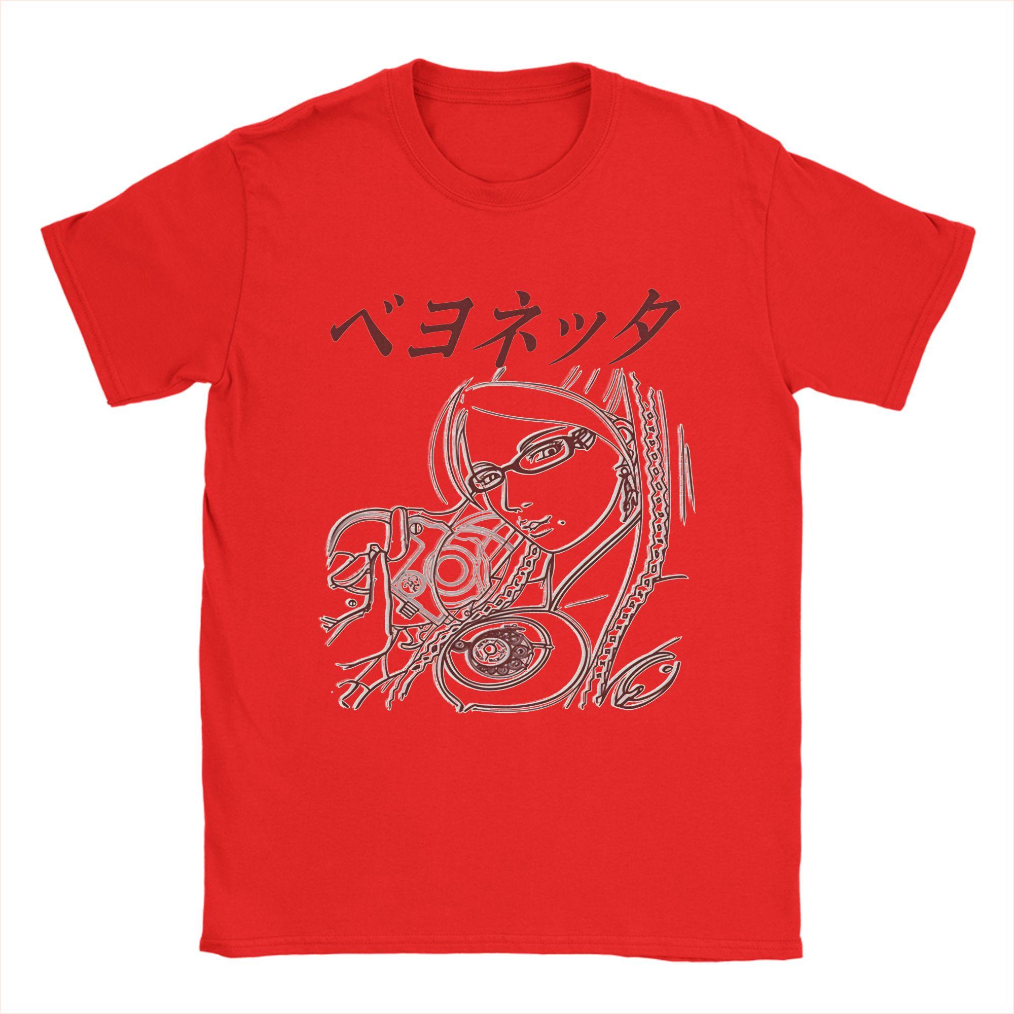 Unisex Bayonetta T Shirts Cotton Clothing Beach Vintage ShortSleeved TShirt ONeck Harajuku Pattern Tshirt Plus Size S