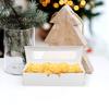 10pcs Macaron Boxes Kraft Paper 7 2x1 9x1 9 Inches Small Gift Boxes C ies Chocolates Visible Window Lightweight Portable