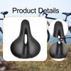 Bicycle Saddle PU Leather Sponge Cycling Seat Comfortable Bike for