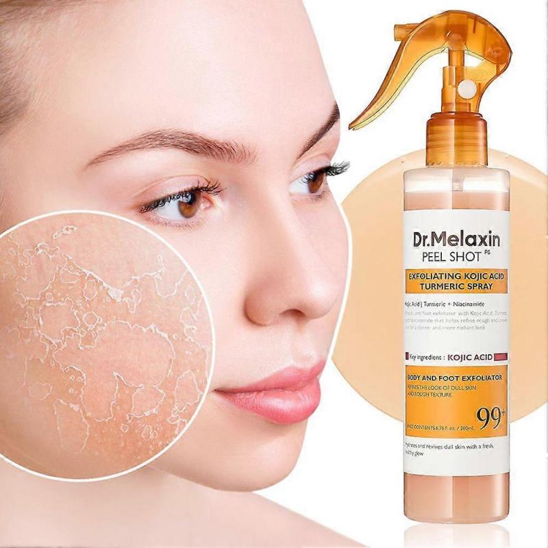 Peel Shot Keratins Care Kojic Säure Kurkuma Peeling Spray für dunkle Flecken Aufhellende Haut Tägliche Anwendung