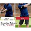 TRS Slider Golf Training Aid,Nylon Elastic Golf Swing Training Aid, Golfs Swing Trainer Arm Band for Beginners, Adjustable Swings Correcting Aids Arm