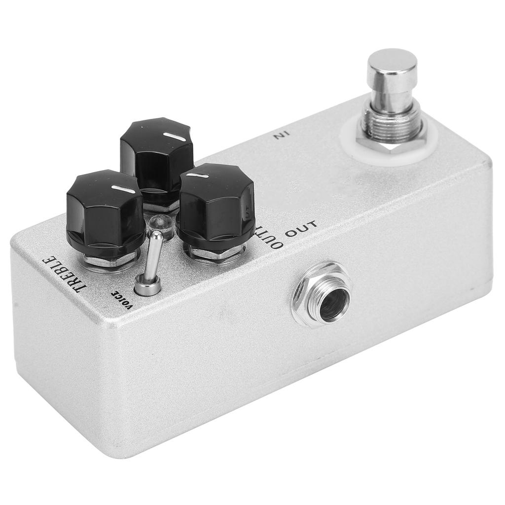 Overdrive-Effekt 2 Sprachmodi Höhenausgangsverstärkungsregler Effekte E-Gitarrenzubehör