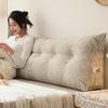 Cotton Linen Triangular Bed Backrest Pillow