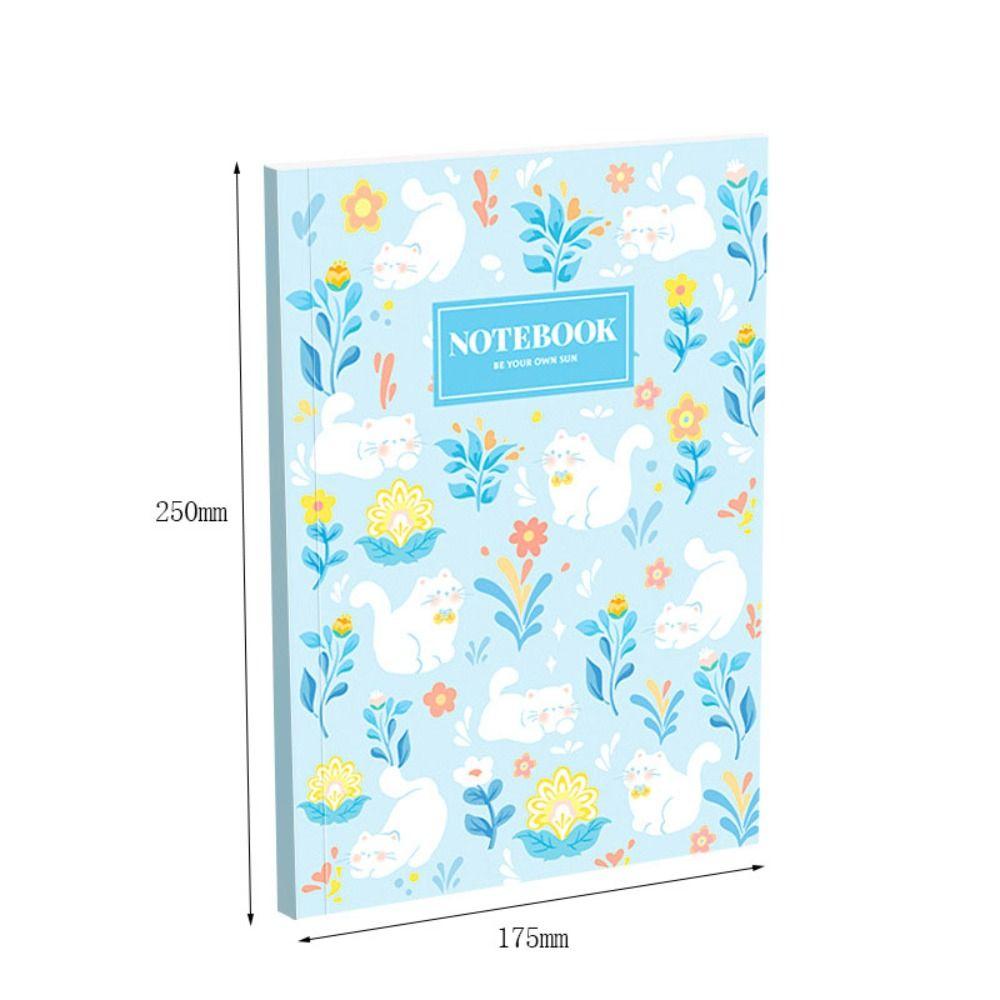 2pcs B5 Diary Notebook Horizontal Line School Supplies Stationery Meeting Minutes Book Student