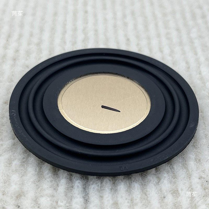 60mm Rubber Edge Metal Cone Subwoofer Vibration Speaker Diaphragm