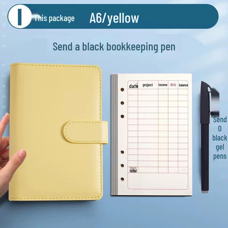 Блокнот на кольцах Heeton Macaron с ручкой