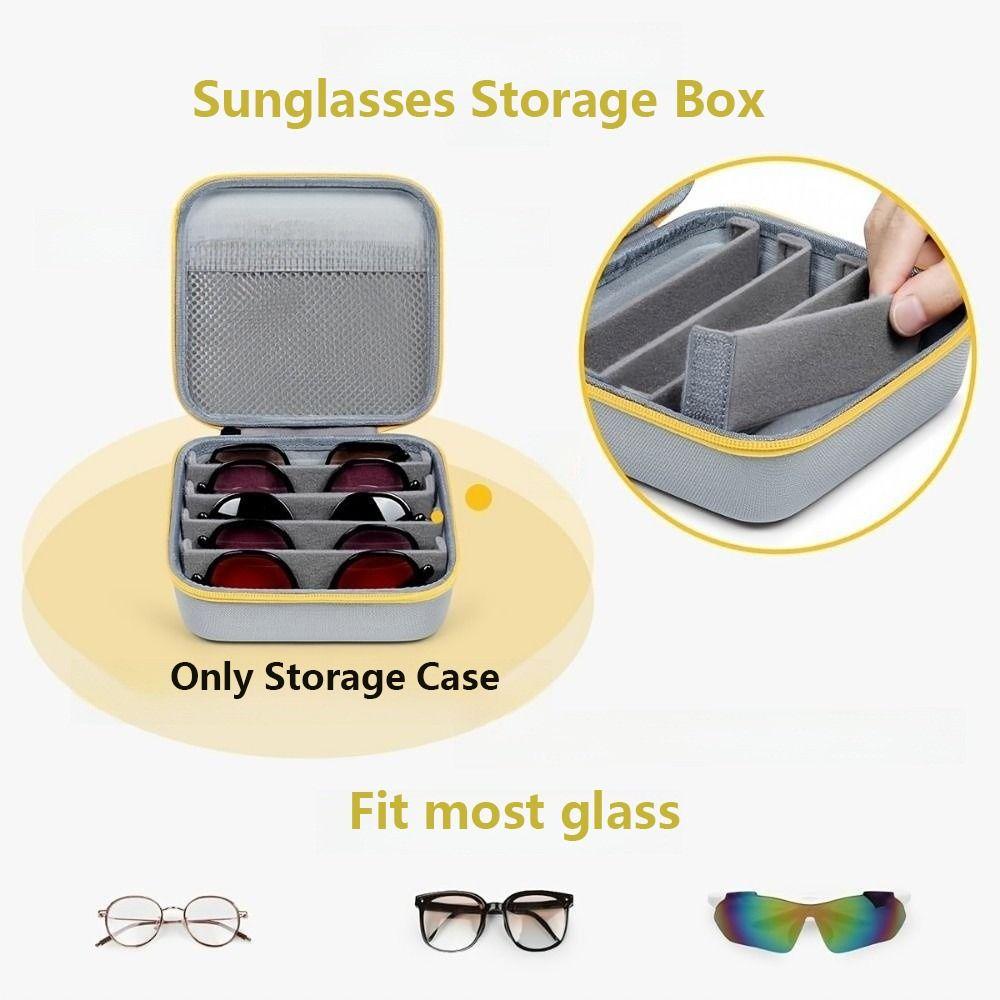 Hard Shell EVA Glasses Case Large Capacity Eyeglasses Storage  For Women Men