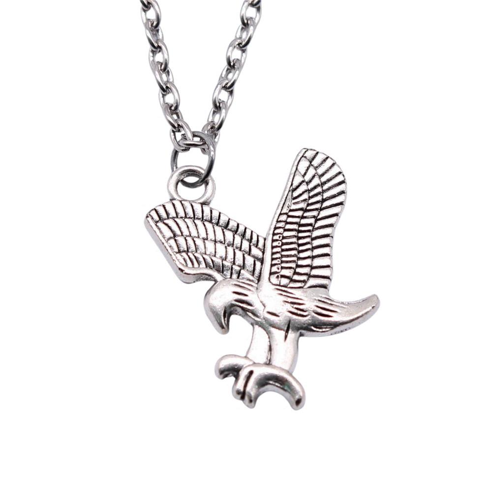 Eagles Gothic Pendant Necklace Gothic Steampunk Halloween Jewelry 45cm or 70cm Long Chain
