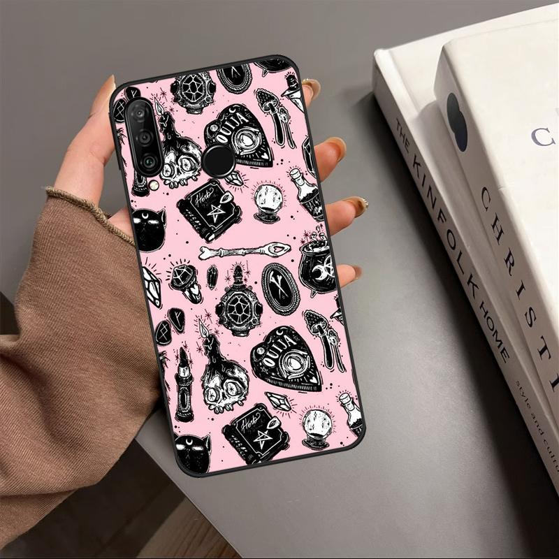 Witchcraft Occult Pentagram For Huawei Nova Y73 Y91 Y61 Y72 Y70 Y90 Y60 3i 7i 8i 11 12i 9 10 SE P20 P30 Pro P40 Lite Case