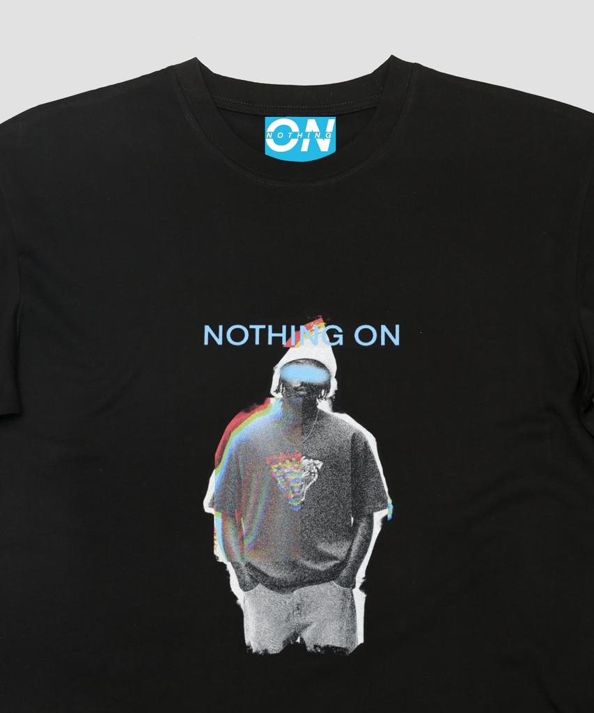 Nattingon Men In Black Graphic Short Sleeve Tee Black