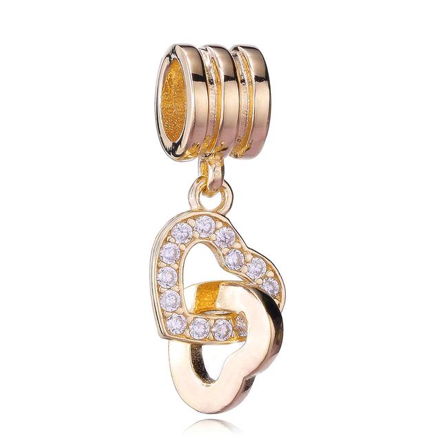 2stk/lott Sølvfarge Fjærnøkkel Life Treperler Charms Dingle Passer Diy Armbånd Halskjede For Kvinner Menn Kone Smykker Gave 2022