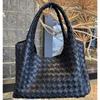 26 New leather women's bags sheepskin cross-border simple fashion tote bag nappa sheepskin retro woven single udj