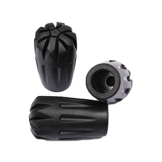 8Pcs Trekking Pole Tips Lightweight Universal Outdoor Hiking Backpacking Mountaineering Walking Stick Anti-Slip Rubber Cover Replacement