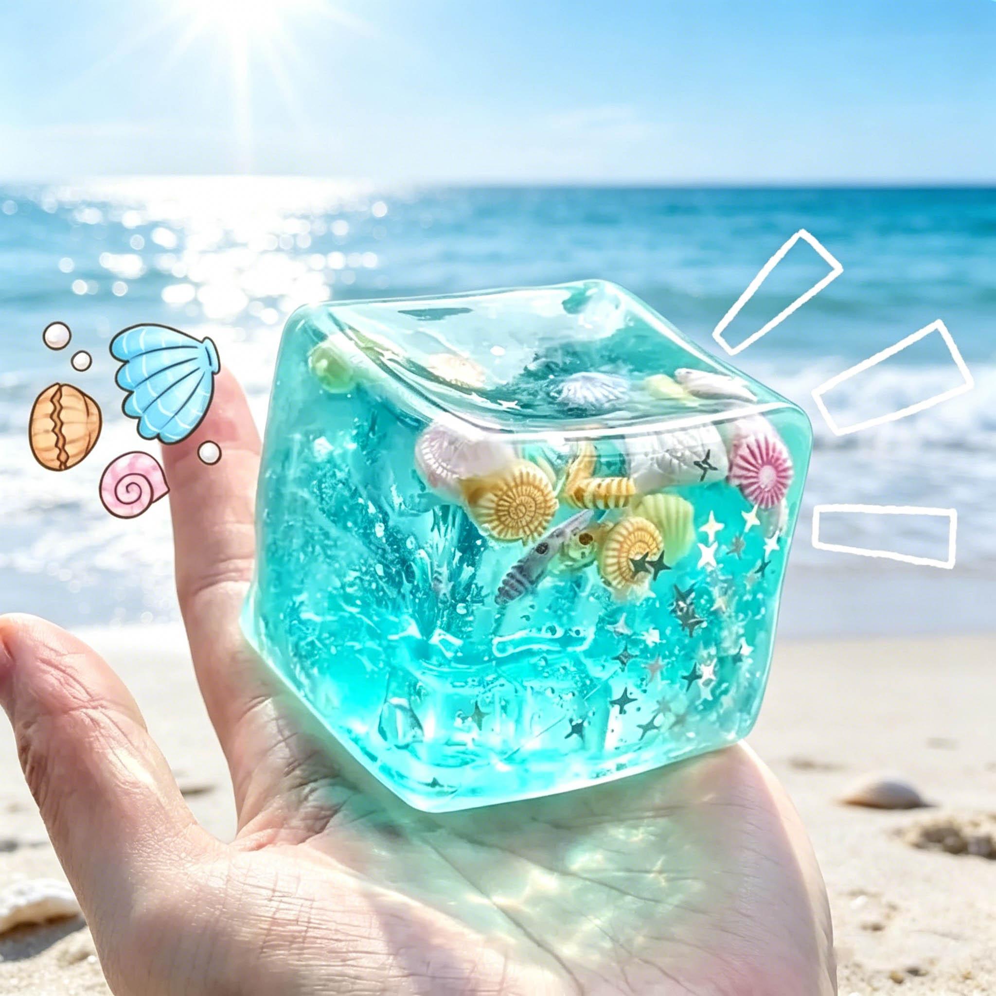Discover Intime New Ocean Blocks Squishy Stress Balls For Adults, Maltose Water Sensory Toys, Anxiety Relief Fidget Bulk Gifts