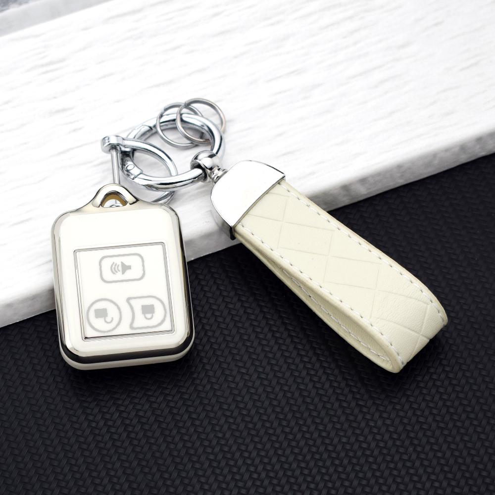 3/4 Buttons Silver Key Cover For Ford F150 F250 Focus Ranger Explorer Freestyle E150 Econoline For Lincoln Mercury TPU Case Bag
