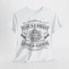 Angetrieben von Jesus T-Shirt | Christliches Stärke-T-Shirt | Glaube über Angst Shirt