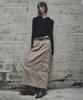 Woman Women'S Pigment Cargo Maxi Skirt [Taupe]