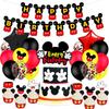 Mouse Kids Minne Birthday Party Supplies Decor Balloon Banner Tableware