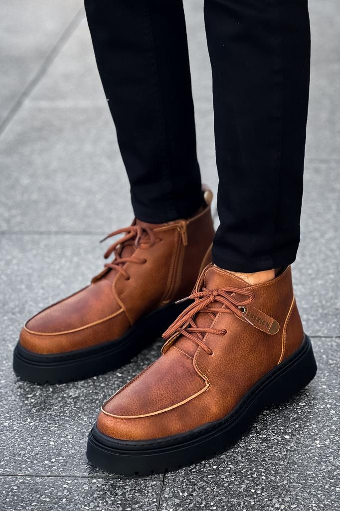 CHEKİCH New Collection CH213 Bryggen Men Boot White Black Brown Tan