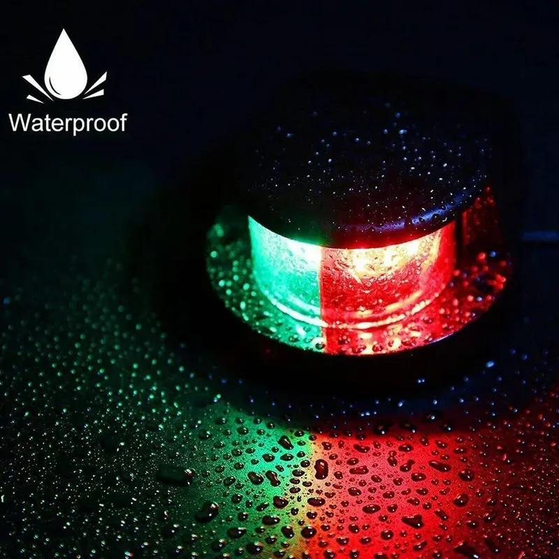 Boat Navigation Lights LED Marine Sailing Signal Light Yacht Ship Running Lamps Signal Warning Waterproof Side Marker Lamp