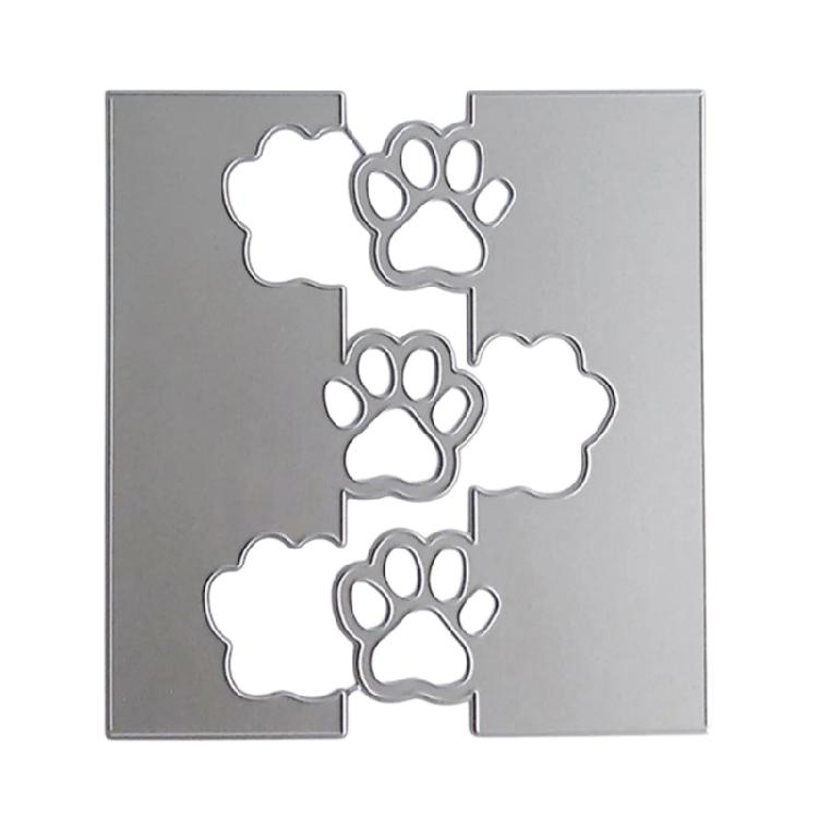 

Metal Die Cuts Animal Paws Print Cutting Dies Stencils Embossing Stencils for Scrapbooking Album Cards Photo Decorations 1