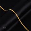 Titanium Steel Necklace Women'S O-Chain Lip Chain Plated Real Gold 18K Non-Fading Collarbone Chain Neck Chain Plain Chain