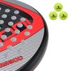 IANONI PR8300 RED Paddle Tennis Racket Carbon Fiber Custom Logo EVA Foam Core Grip Padel Racket