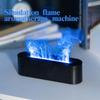 New Elegant Essential Oil Aromatherapy Portable 150ML Electric Flame Oil Diffuser Led Fire Oil Humidifier with Fire Light