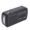 Portable Solar Radio NOAA Weather Hand Crank AM FM Shortwave Emergency Radio with LED Flashlight