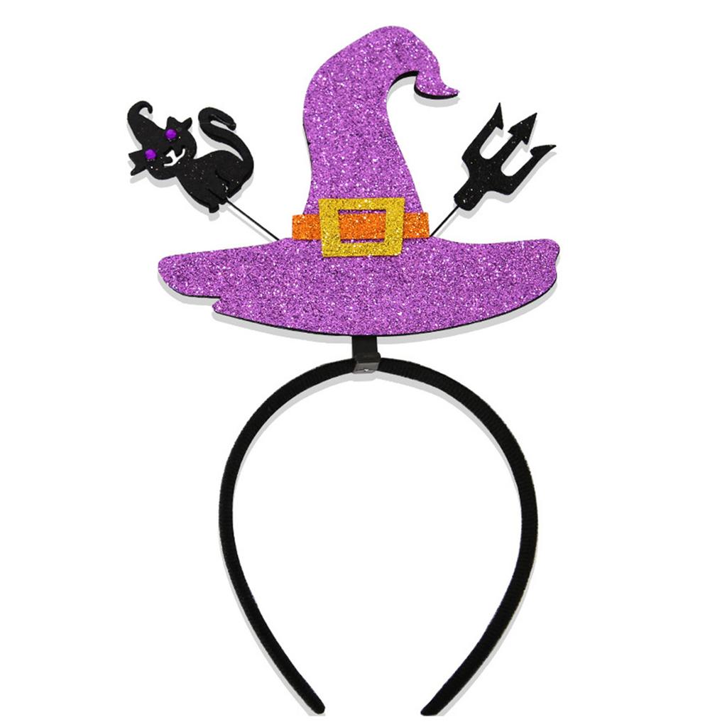 Witch Halloween Headwear Headband Photo Props Party Cosplay Costumes Dancing Party Skeleton Headband Halloween